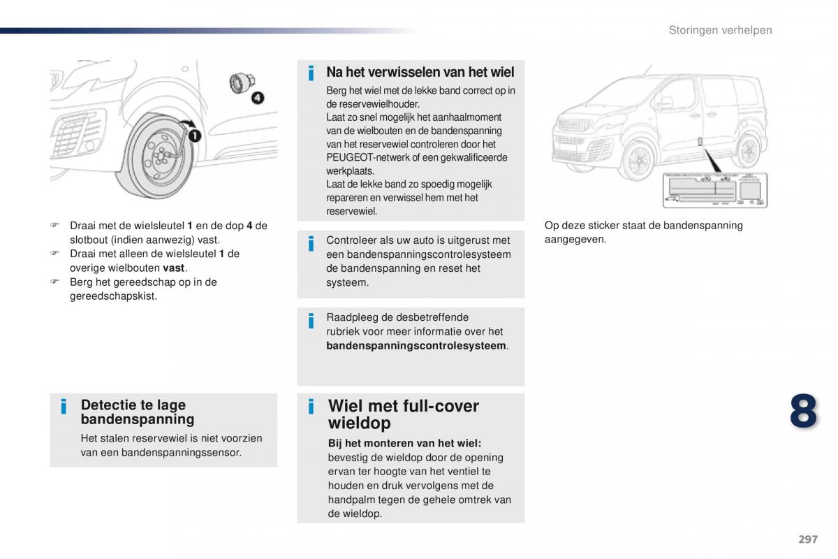 Peugeot Traveller handleiding / page 299