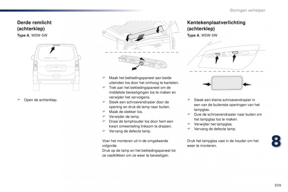 Peugeot Traveller handleiding / page 311