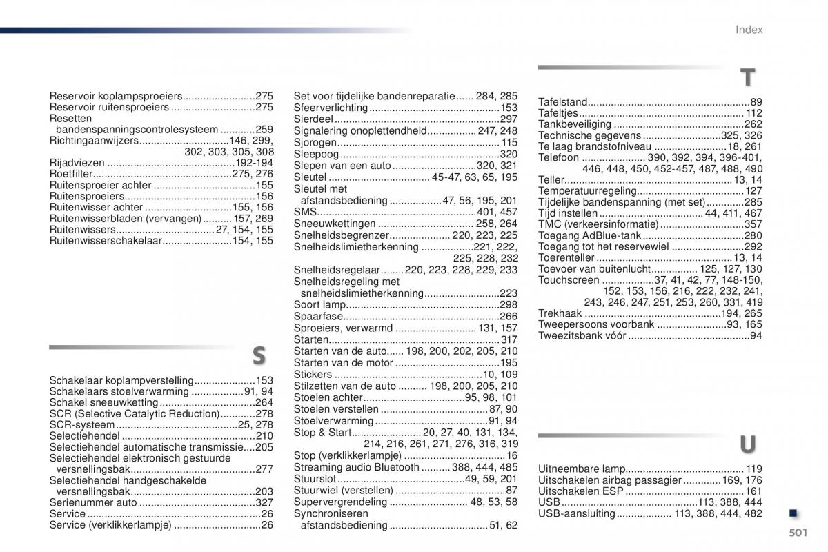 Peugeot Traveller handleiding / page 503