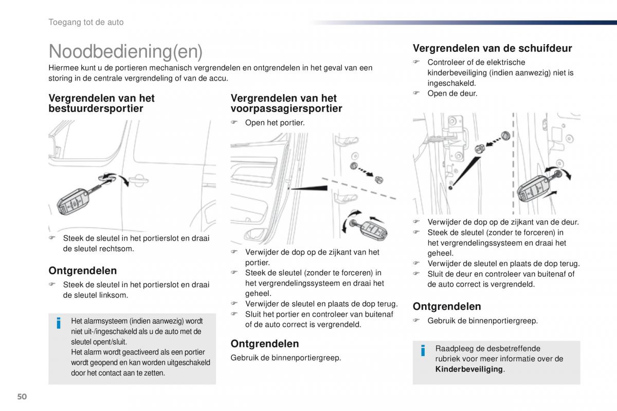 Peugeot Traveller handleiding / page 52