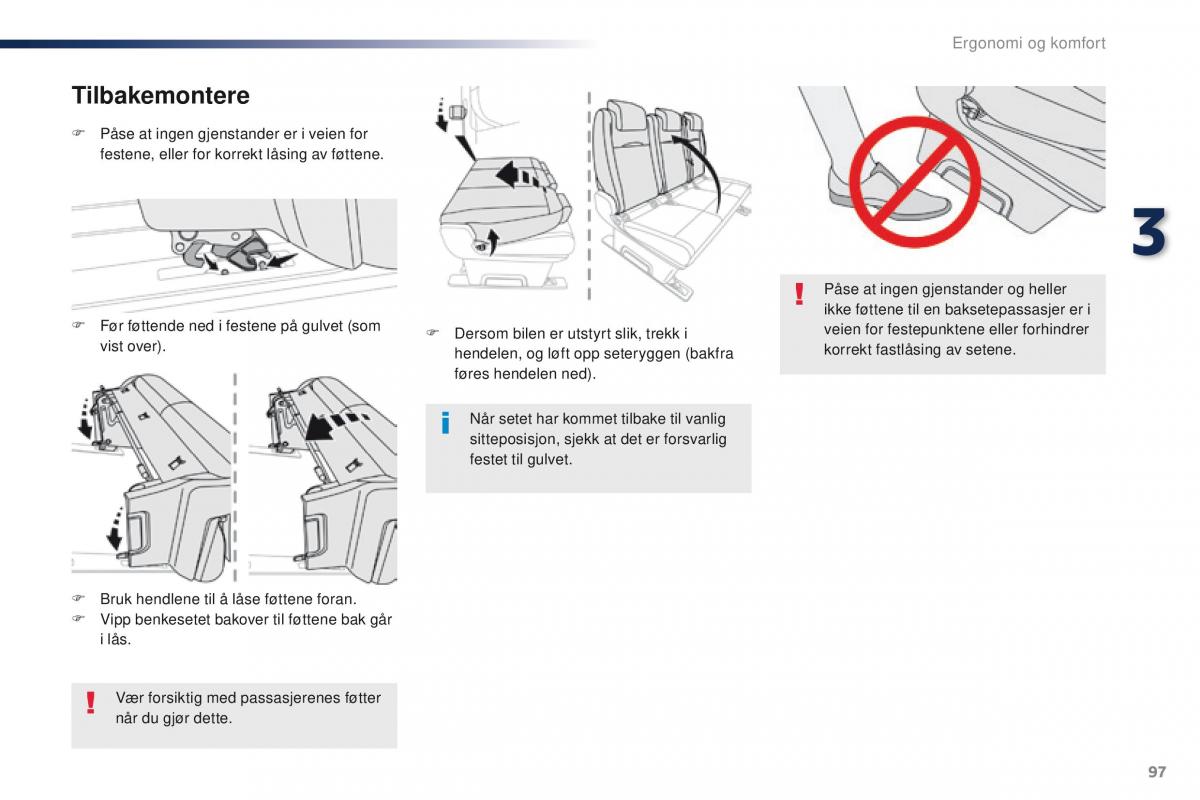 Peugeot Traveller bruksanvisningen / page 99