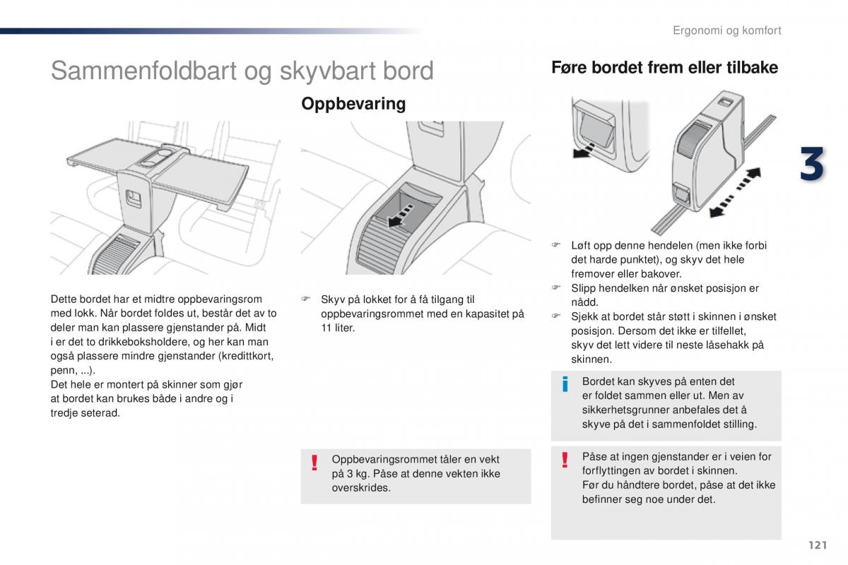 Peugeot Traveller bruksanvisningen / page 123