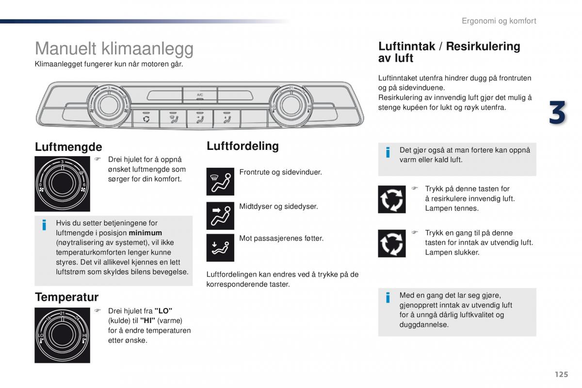 Peugeot Traveller bruksanvisningen / page 127