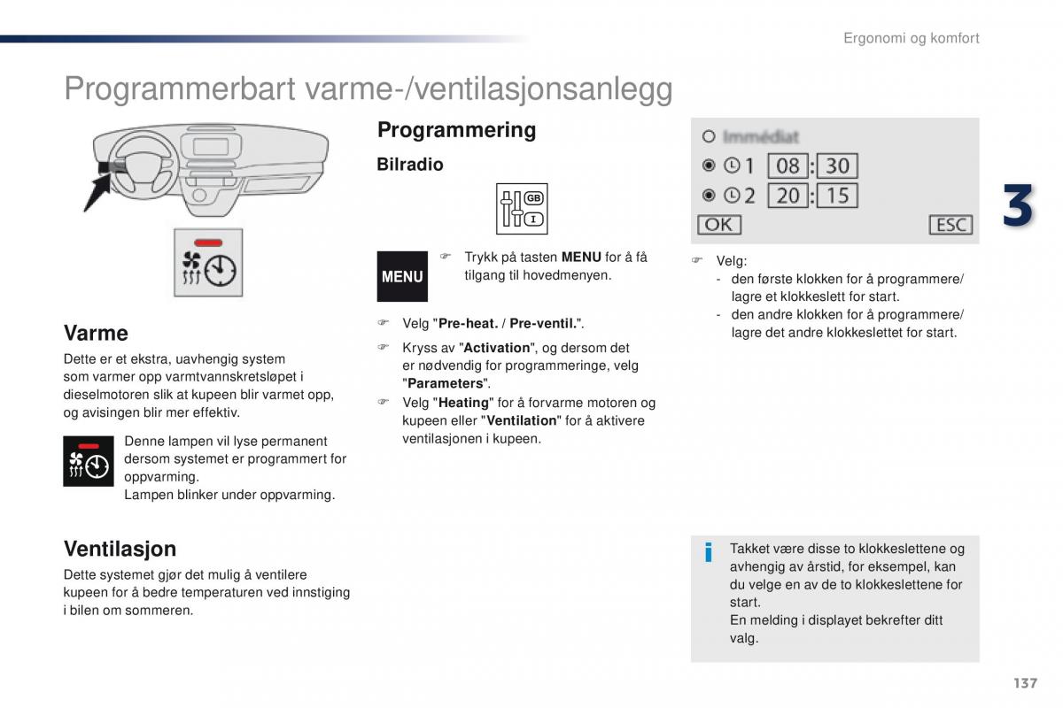 Peugeot Traveller bruksanvisningen / page 139