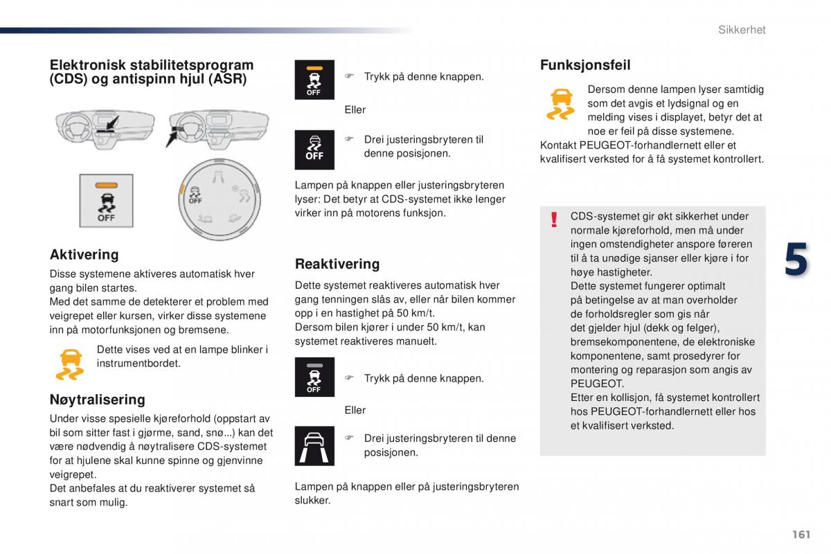 Peugeot Traveller bruksanvisningen / page 163