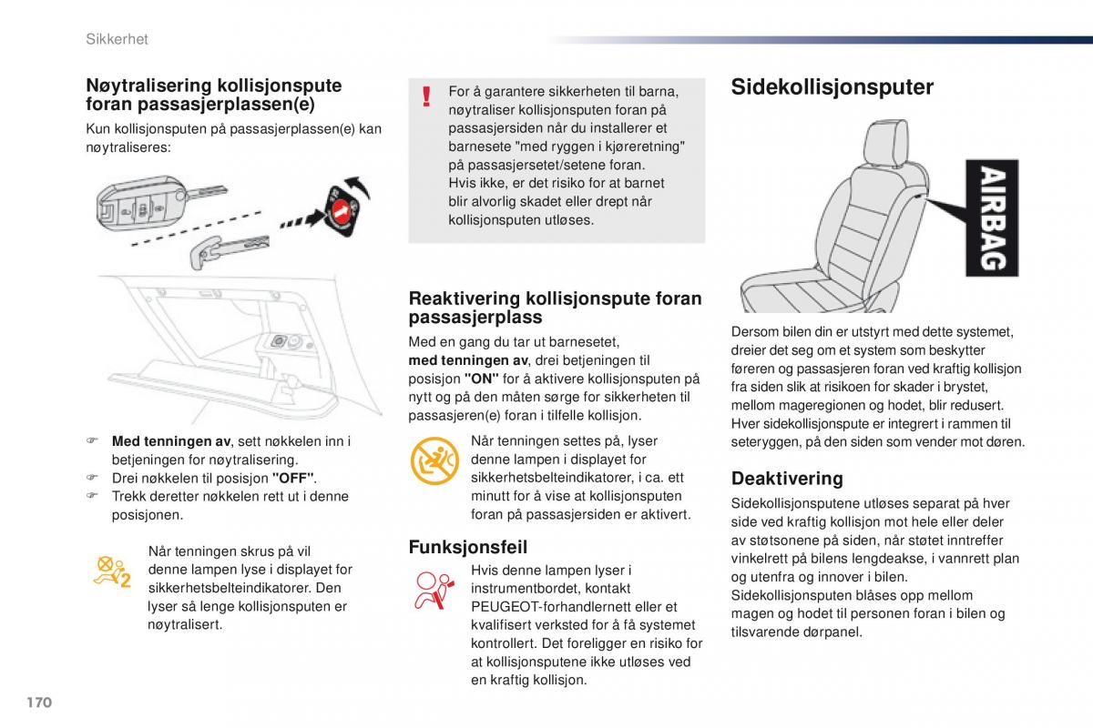 Peugeot Traveller bruksanvisningen / page 172