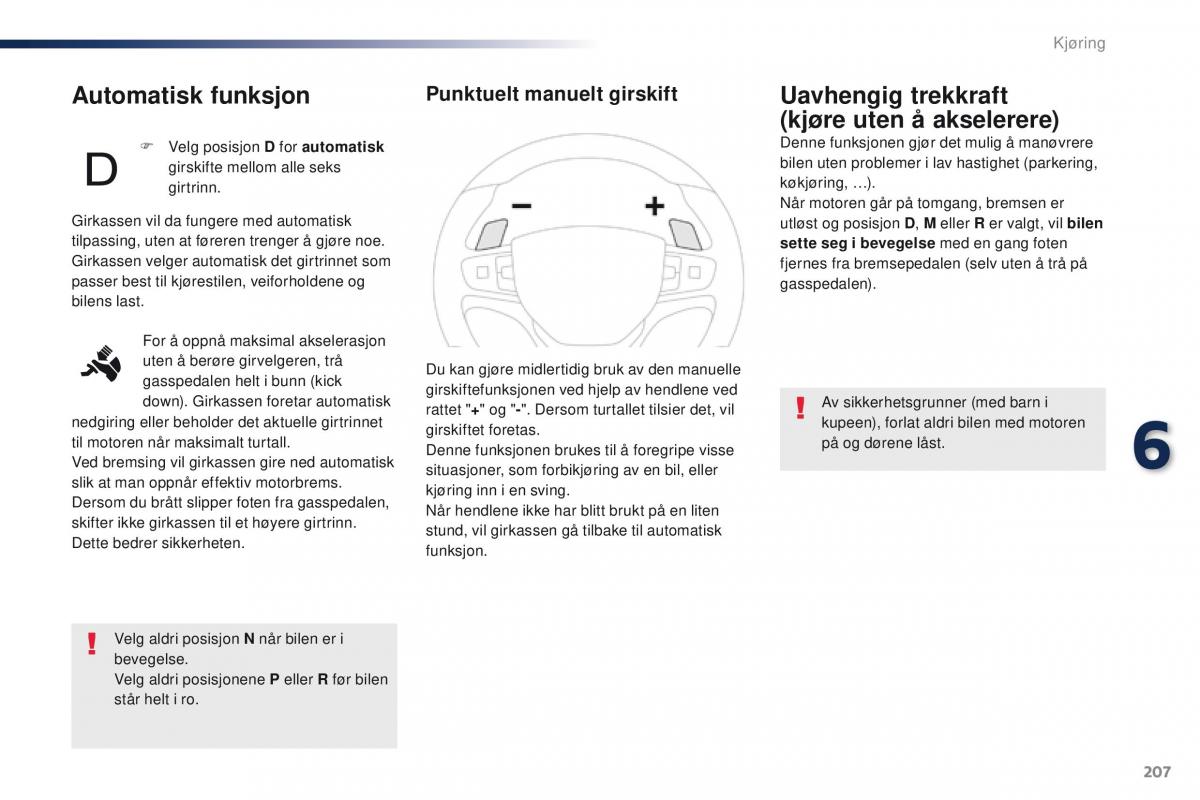 Peugeot Traveller bruksanvisningen / page 209