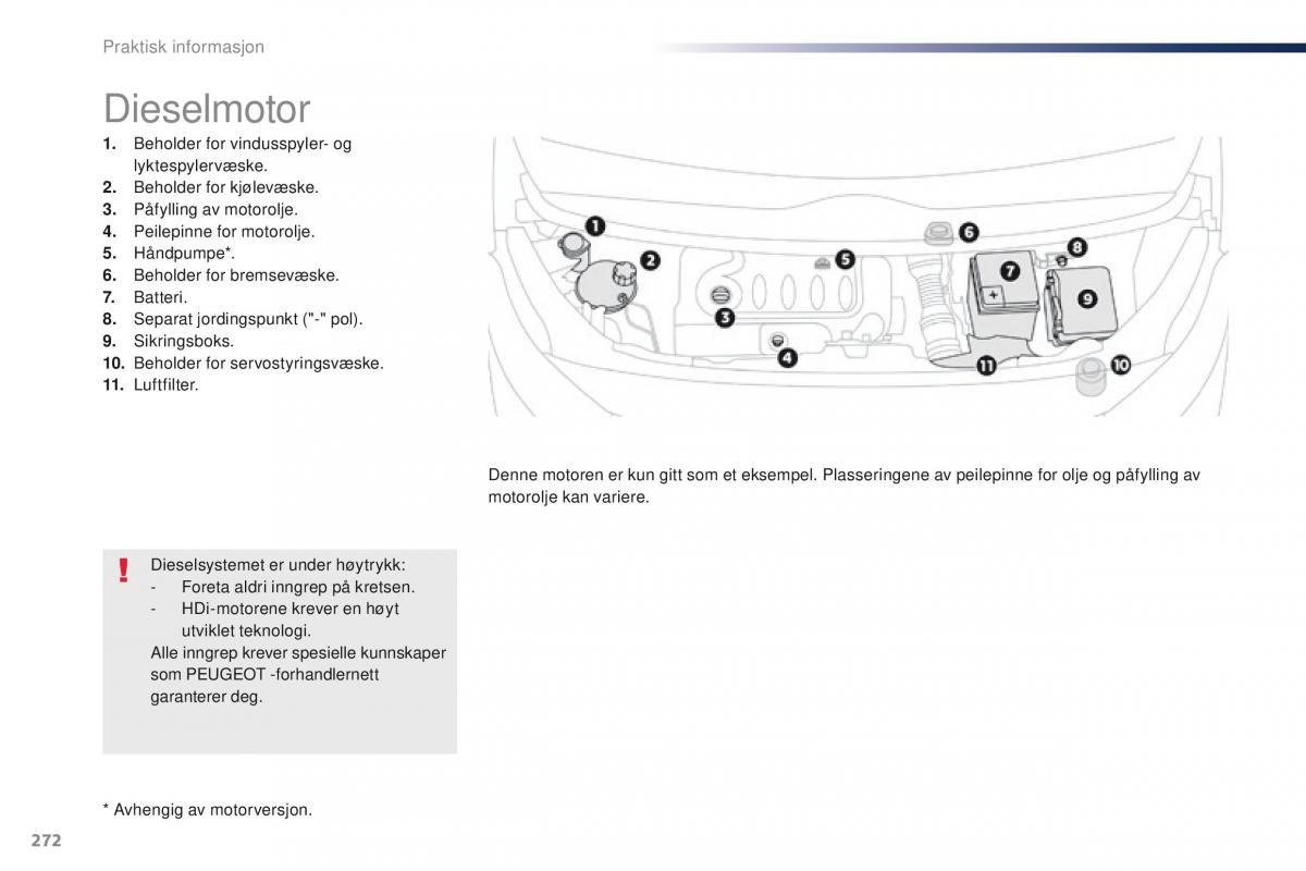 Peugeot Traveller bruksanvisningen / page 274