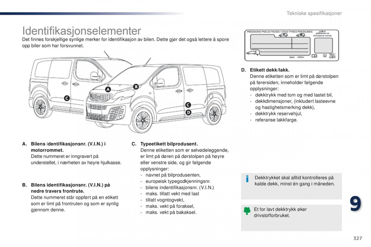 Peugeot Traveller bruksanvisningen / page 329