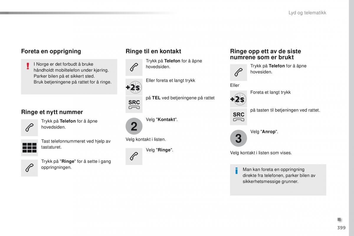 Peugeot Traveller bruksanvisningen / page 401