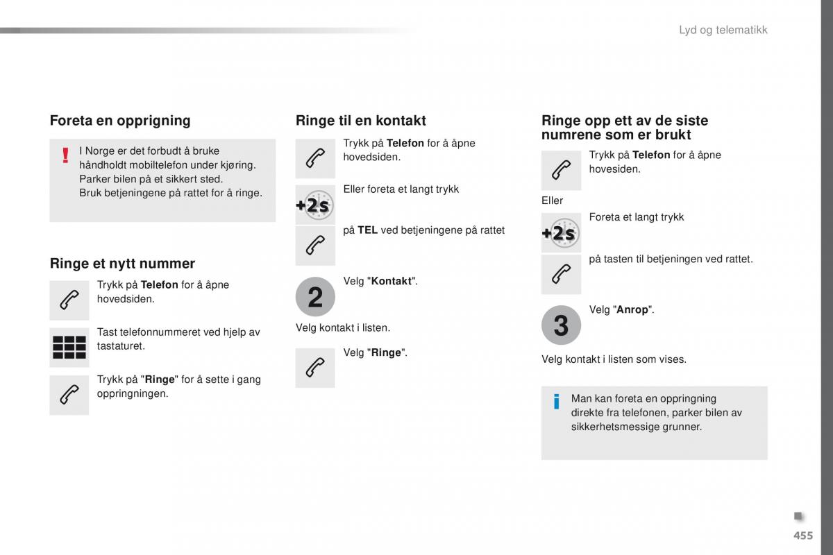 Peugeot Traveller bruksanvisningen / page 457