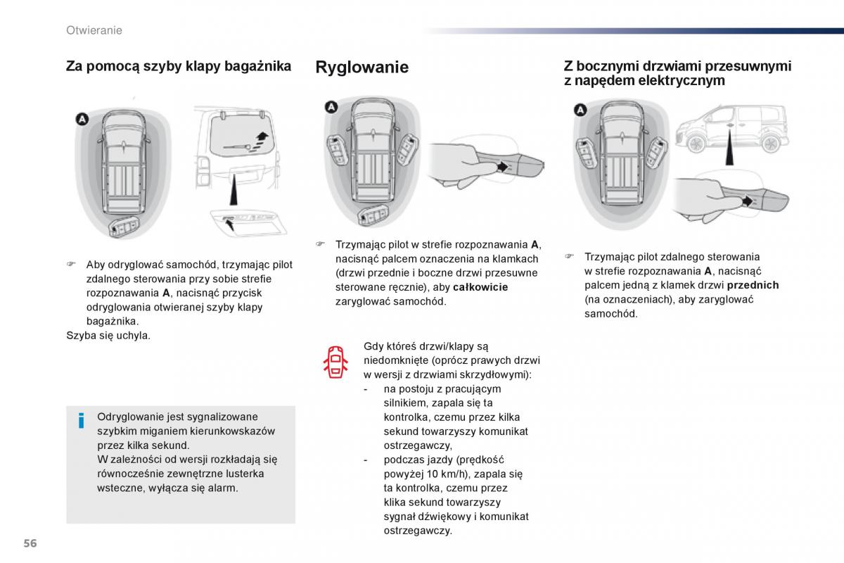 Peugeot Traveller instrukcja obslugi / page 58