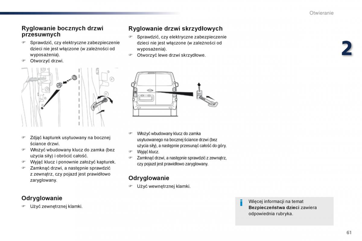 Peugeot Traveller instrukcja obslugi / page 63