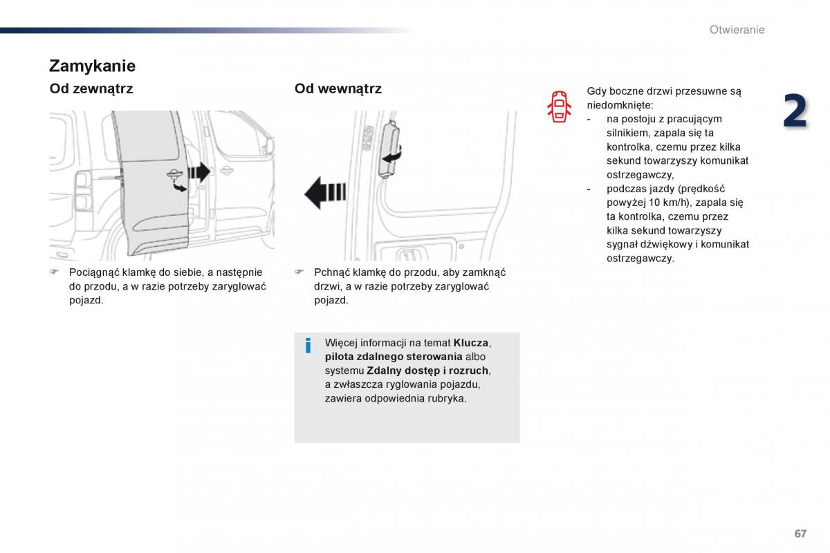 Peugeot Traveller instrukcja obslugi / page 69