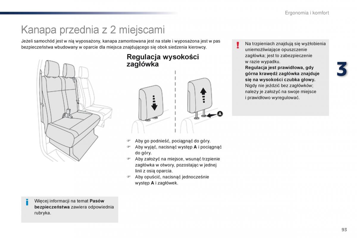 Peugeot Traveller instrukcja obslugi / page 95