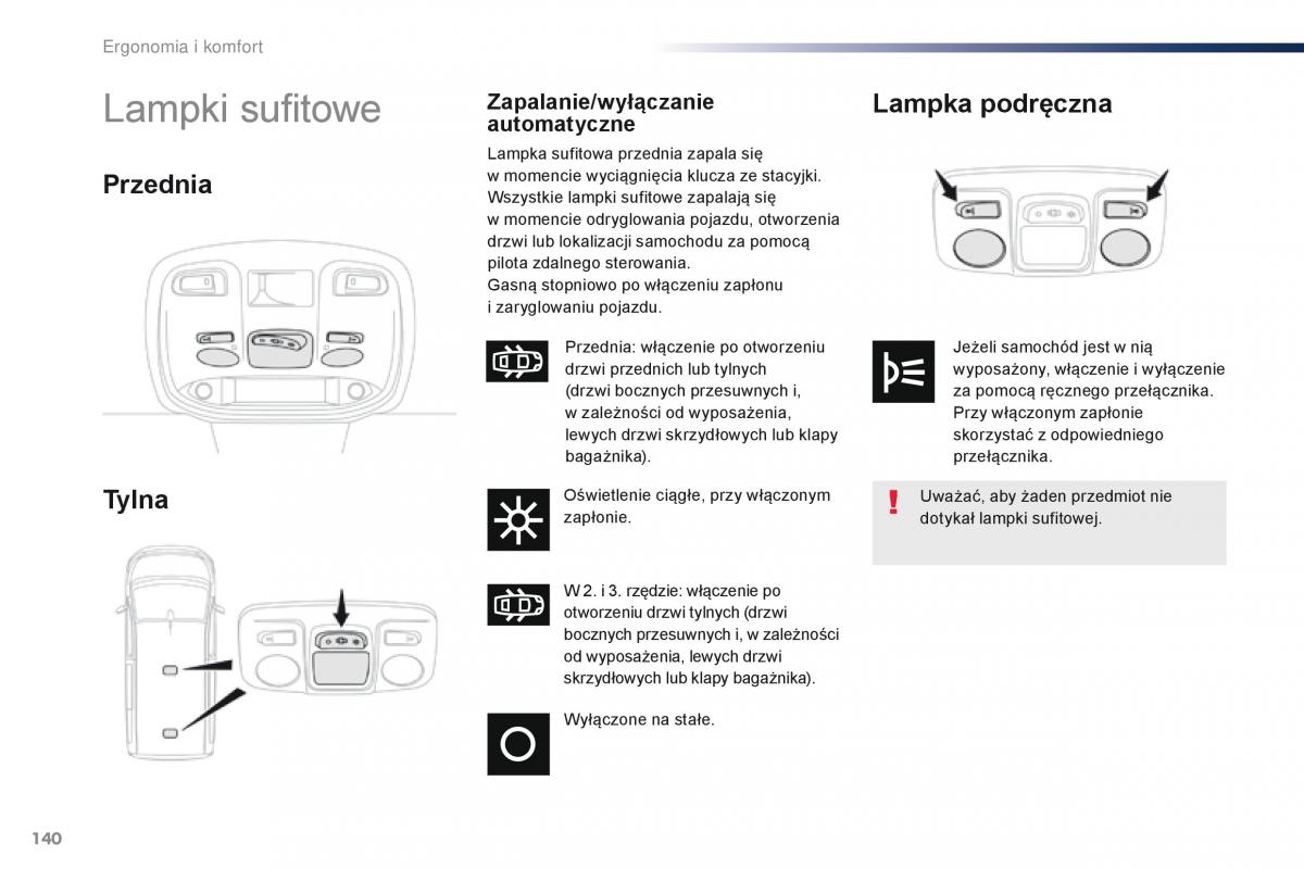 Peugeot Traveller instrukcja obslugi / page 142