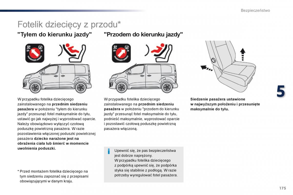 Peugeot Traveller instrukcja obslugi / page 177