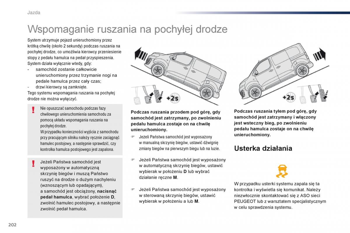 Peugeot Traveller instrukcja obslugi / page 204