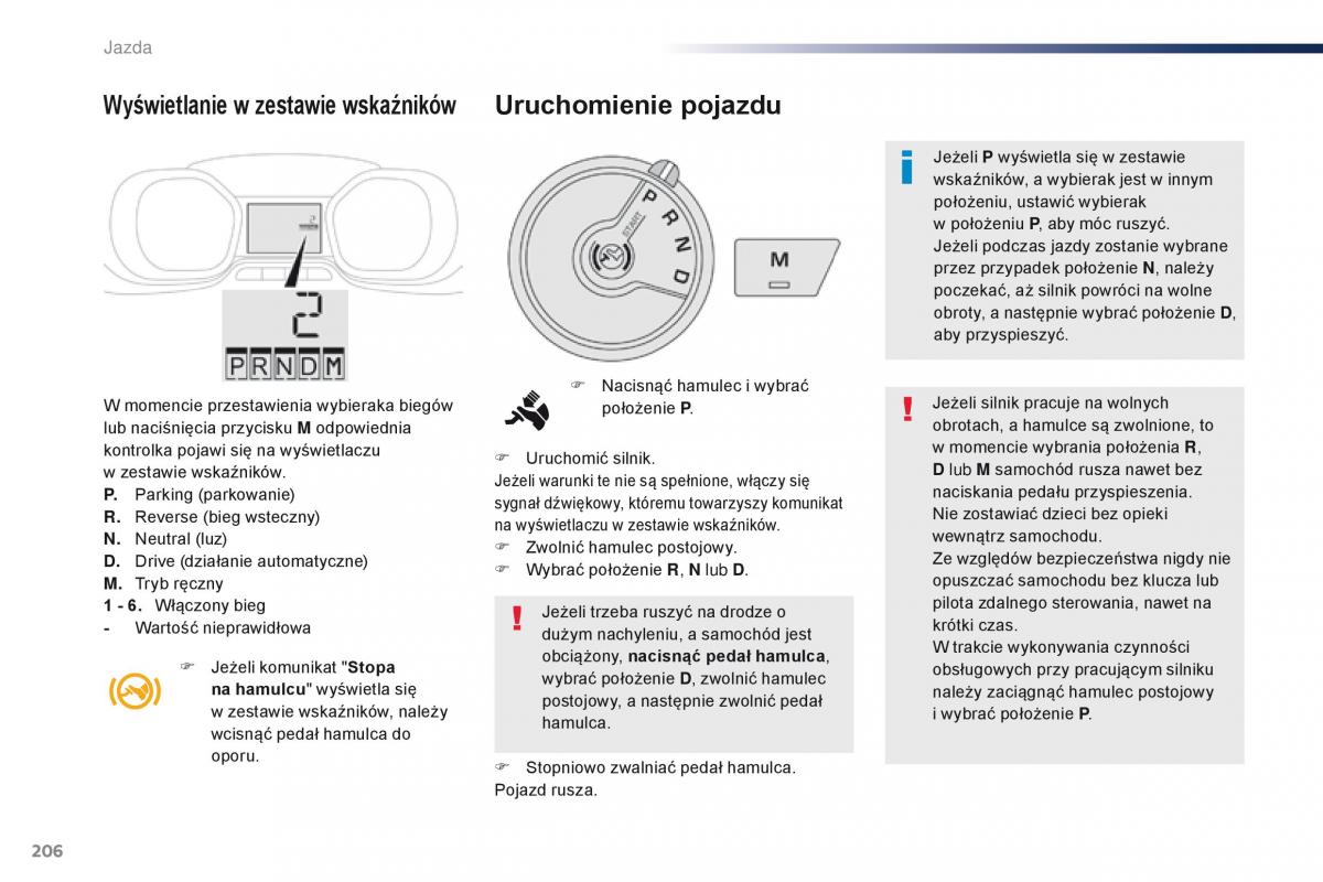 Peugeot Traveller instrukcja obslugi / page 208