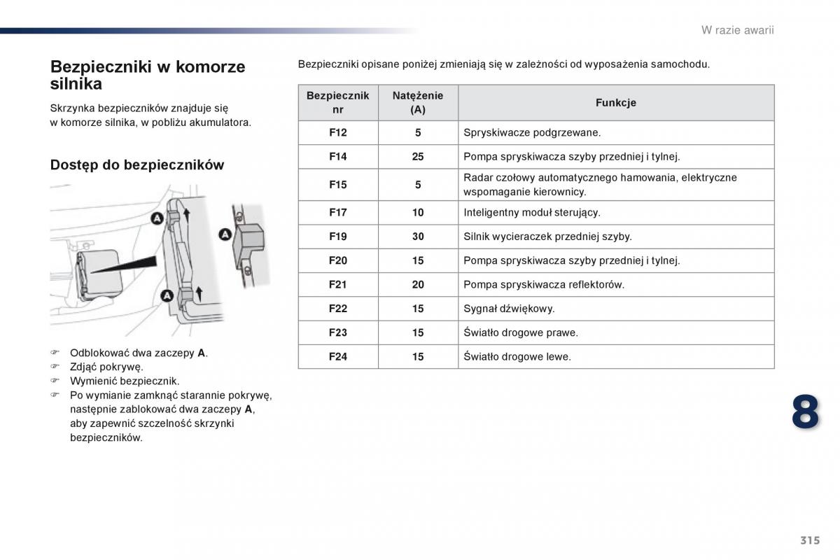 Peugeot Traveller instrukcja obslugi / page 317