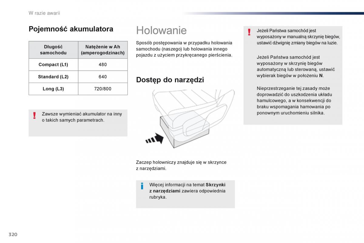 Peugeot Traveller instrukcja obslugi / page 322