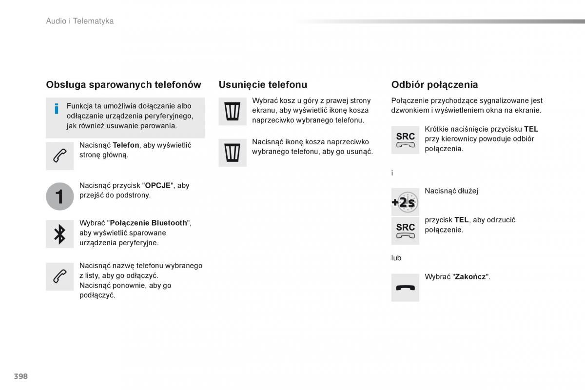 Peugeot Traveller instrukcja obslugi / page 400