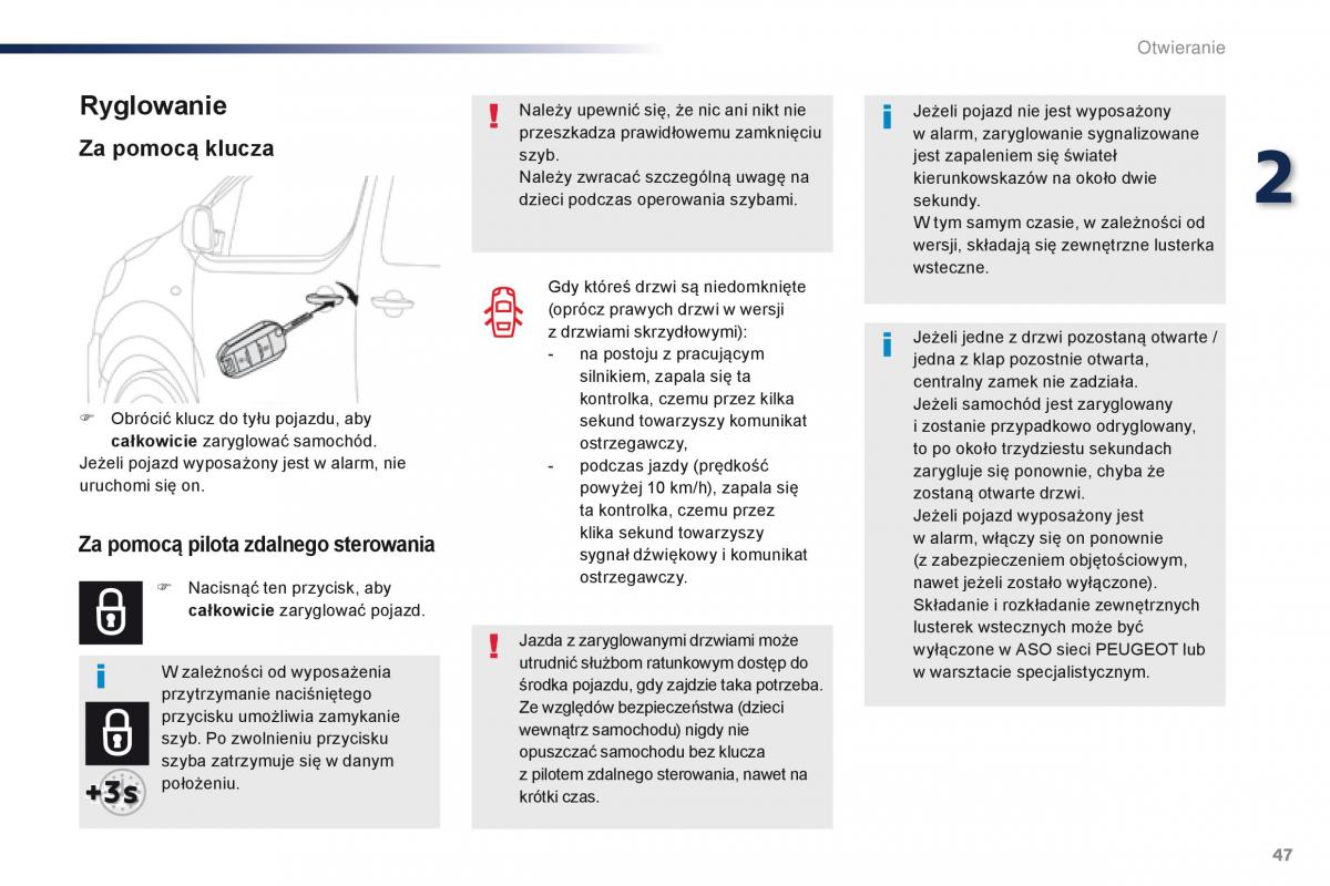 Peugeot Traveller instrukcja obslugi / page 49