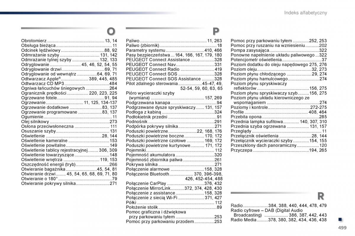 Peugeot Traveller instrukcja obslugi / page 501