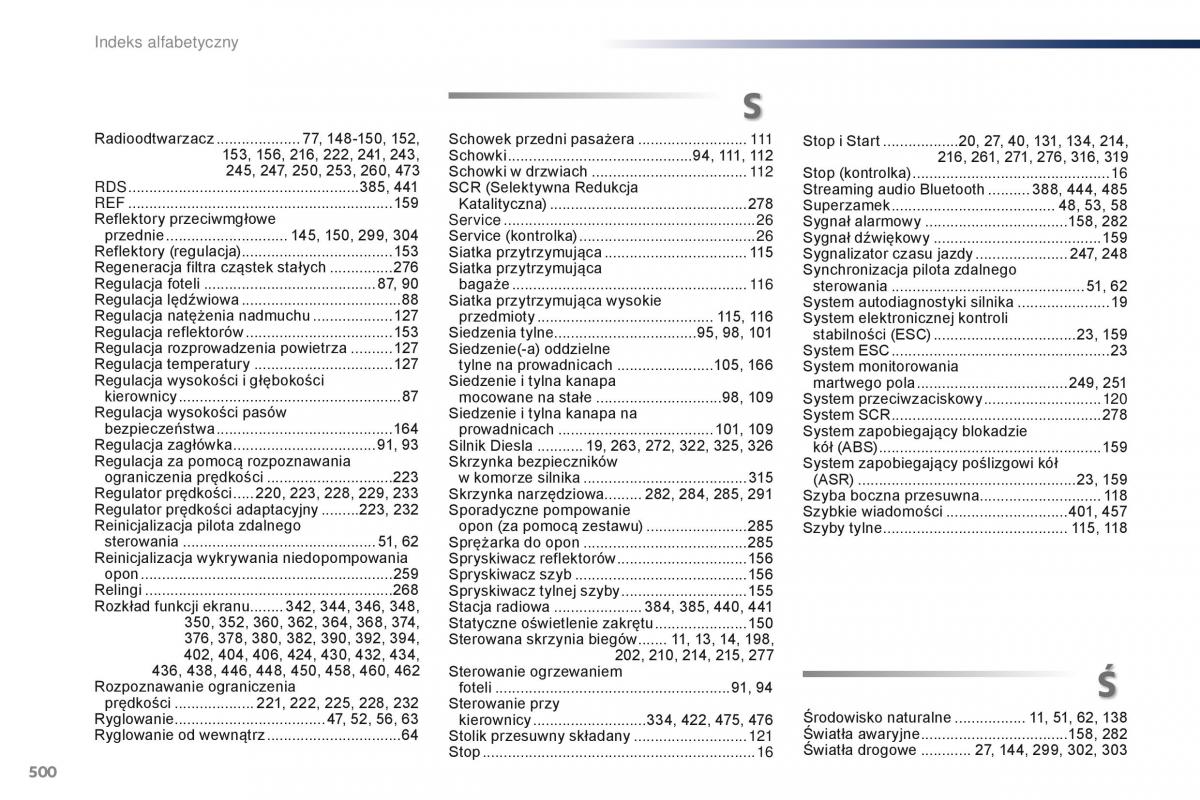 Peugeot Traveller instrukcja obslugi / page 502