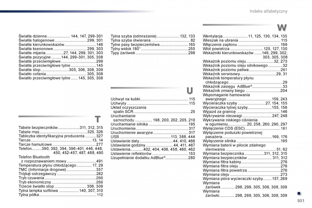 Peugeot Traveller instrukcja obslugi / page 503