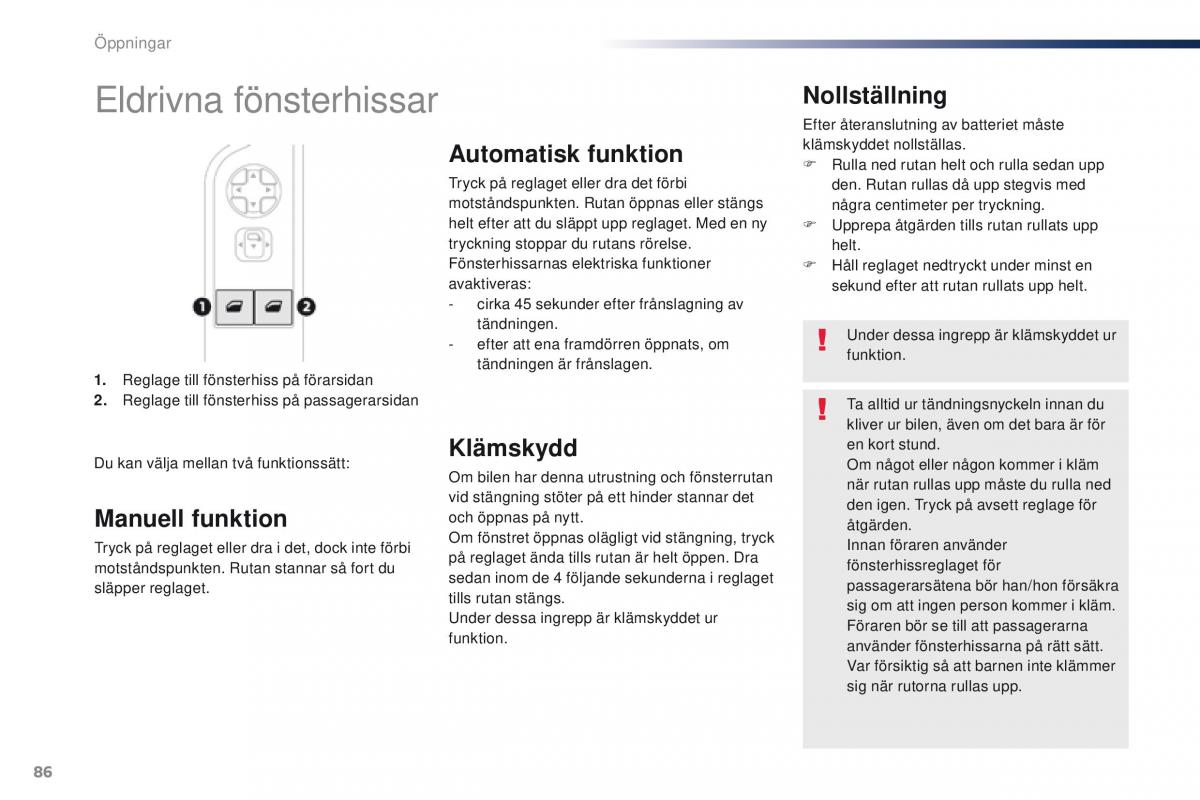 Peugeot Traveller instruktionsbok / page 88