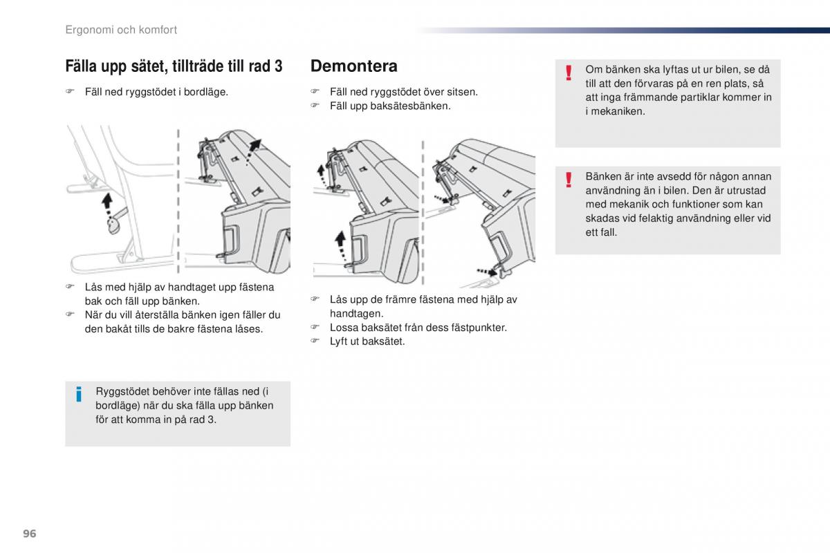 Peugeot Traveller instruktionsbok / page 98