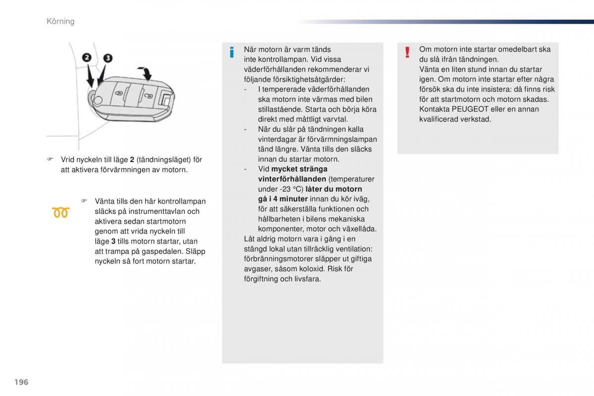 Peugeot Traveller instruktionsbok / page 198