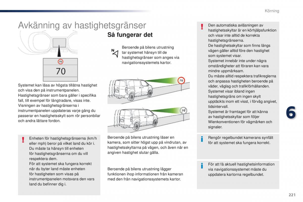 Peugeot Traveller instruktionsbok / page 223