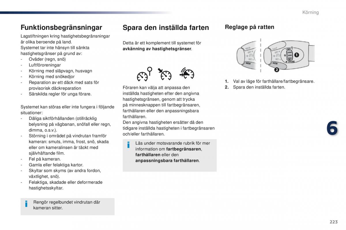 Peugeot Traveller instruktionsbok / page 225