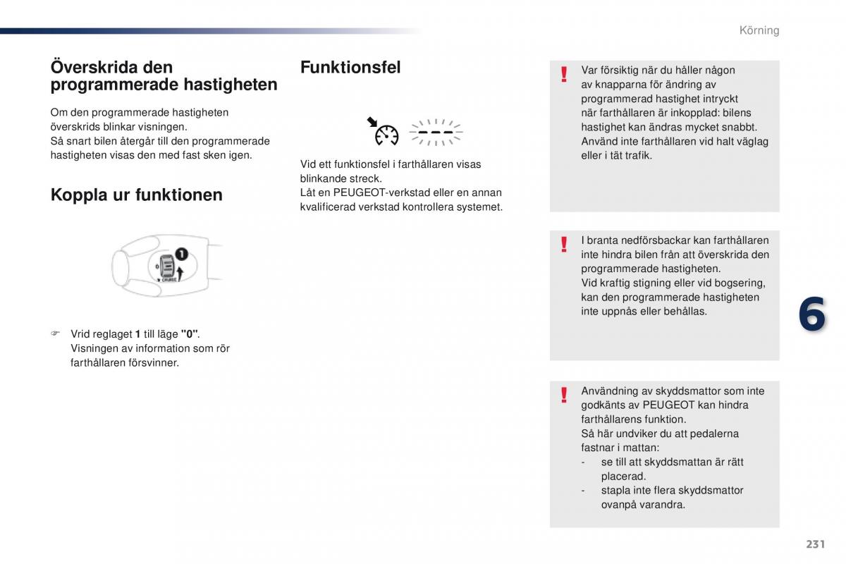 Peugeot Traveller instruktionsbok / page 233