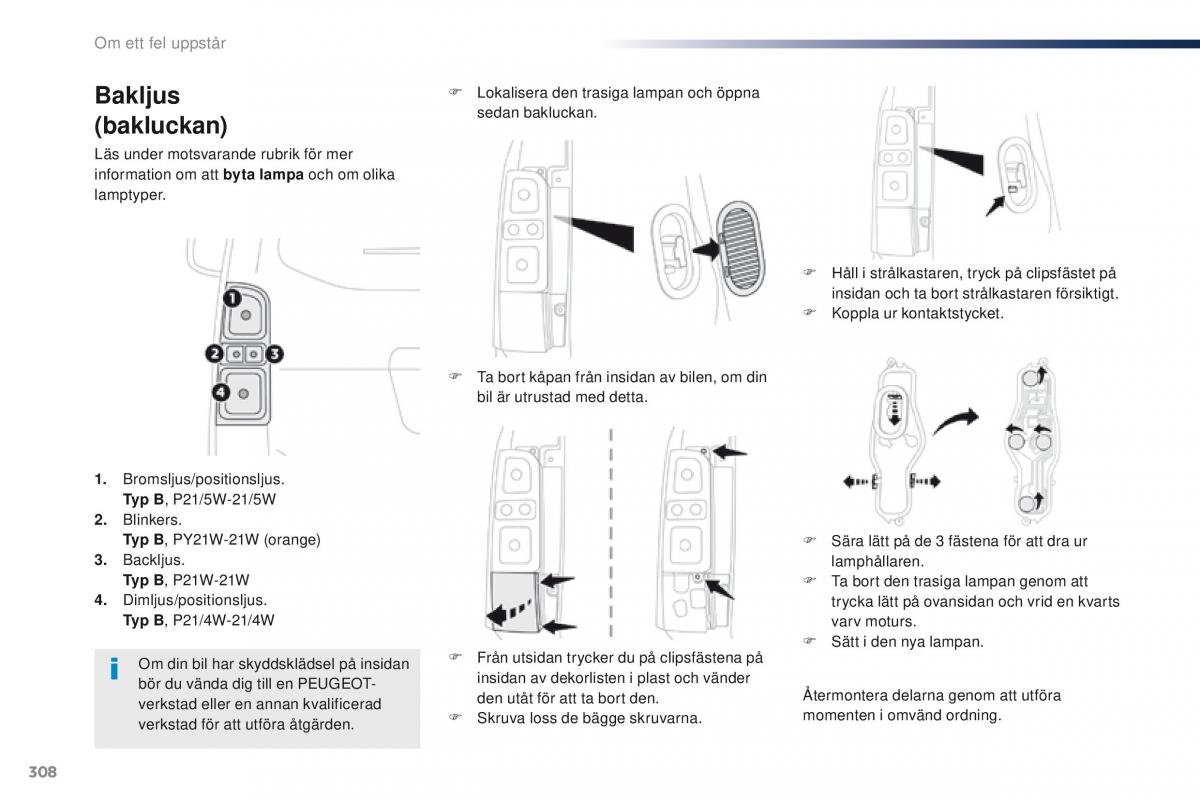 Peugeot Traveller instruktionsbok / page 310