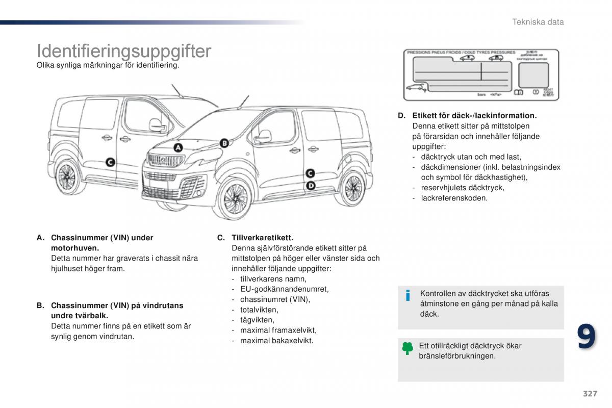 Peugeot Traveller instruktionsbok / page 329