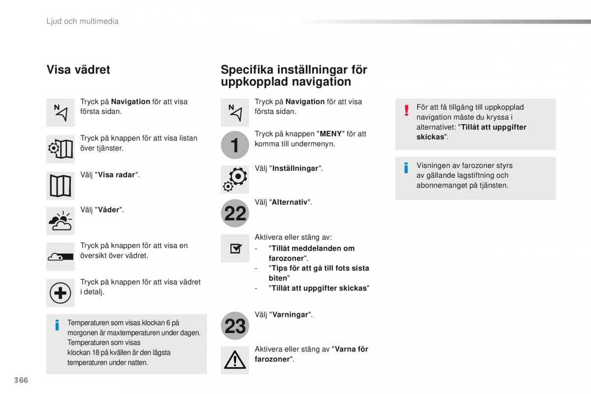 Peugeot Traveller instruktionsbok / page 368