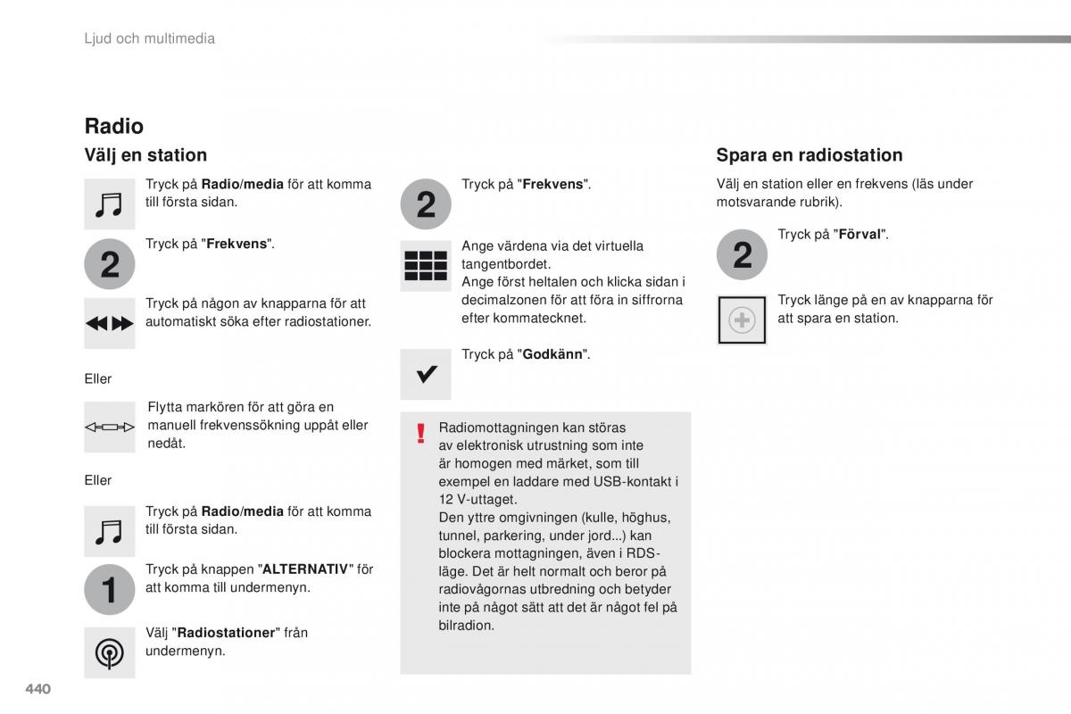 Peugeot Traveller instruktionsbok / page 442