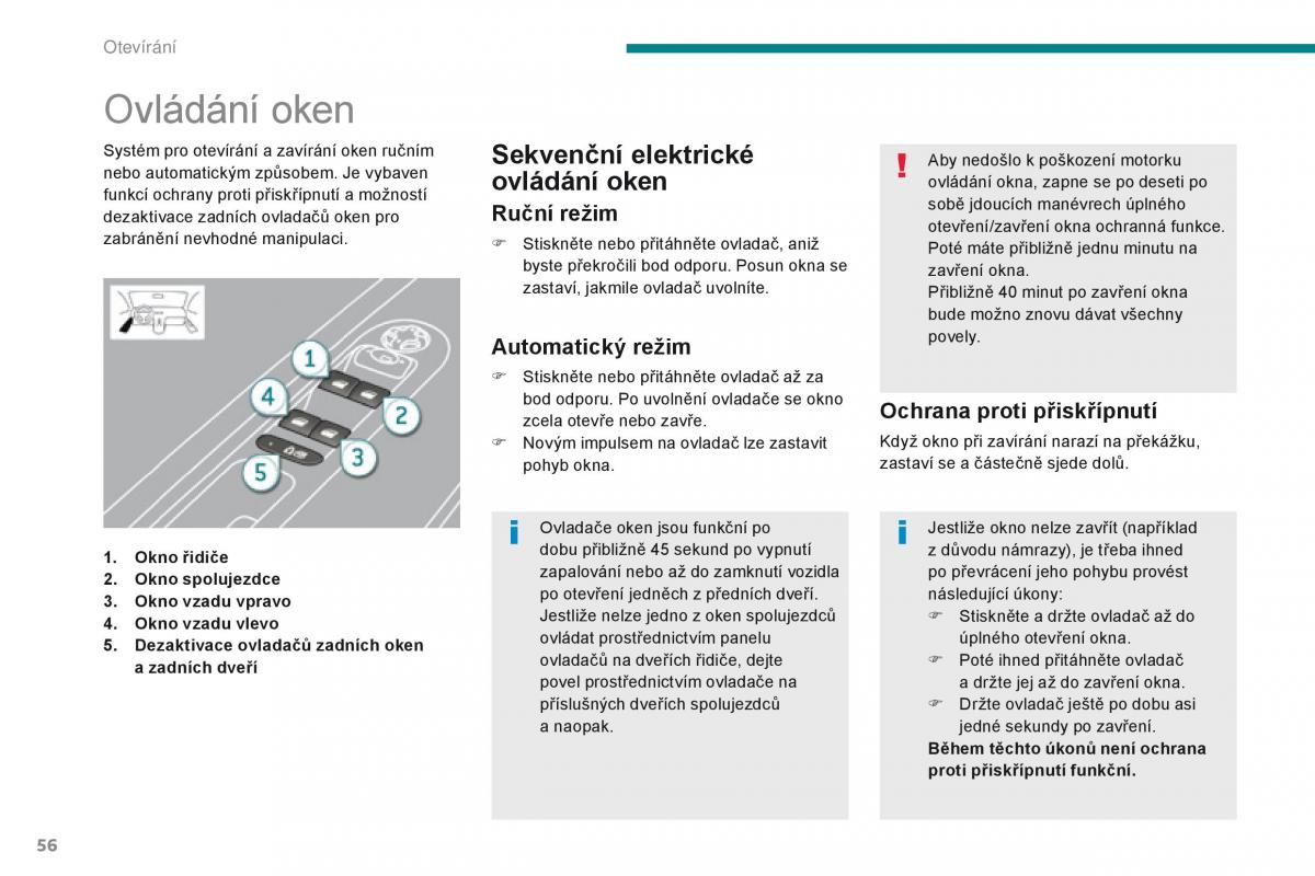 Peugeot 5008 navod k obsludze / page 58