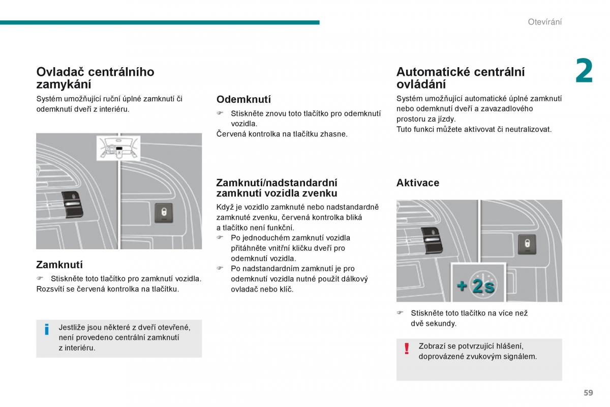 Peugeot 5008 navod k obsludze / page 61