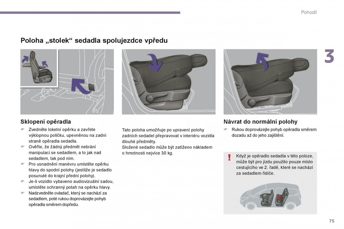 Peugeot 5008 navod k obsludze / page 77