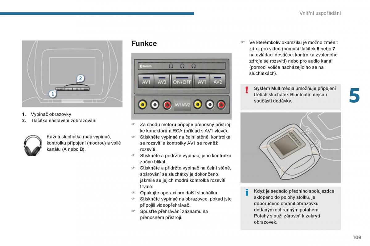 Peugeot 5008 navod k obsludze / page 111