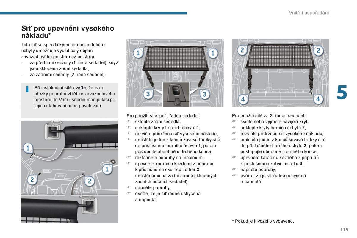 Peugeot 5008 navod k obsludze / page 117