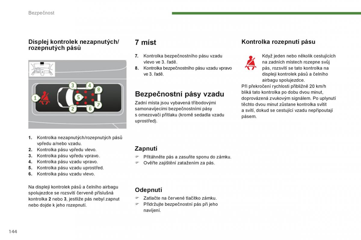 Peugeot 5008 navod k obsludze / page 146