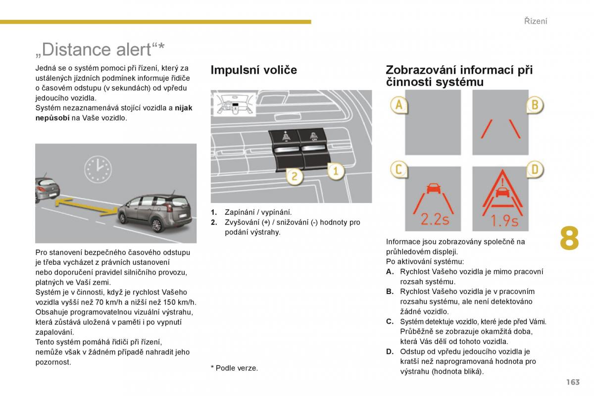 Peugeot 5008 navod k obsludze / page 165