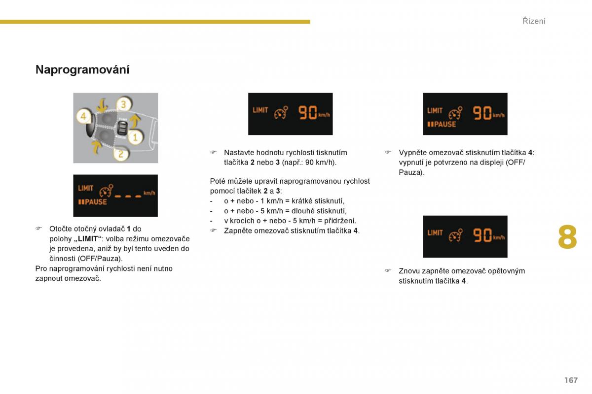 Peugeot 5008 navod k obsludze / page 169