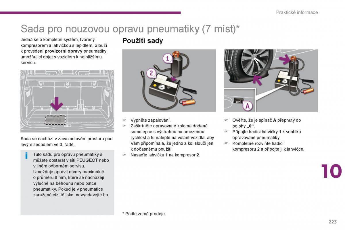 Peugeot 5008 navod k obsludze / page 225