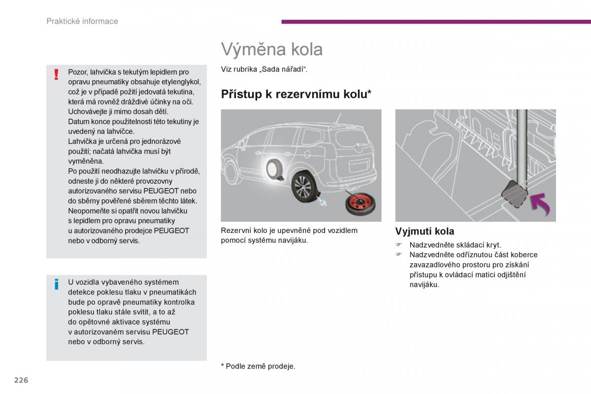 Peugeot 5008 navod k obsludze / page 228